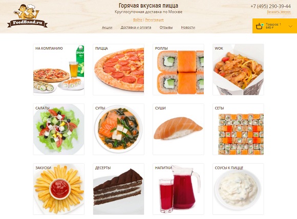 Foodband карта доставки